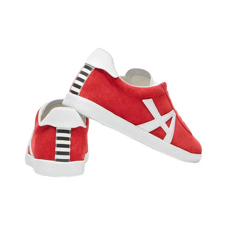 AQUAZZURA Skateboard Shoes Women's Low-Top Red-4