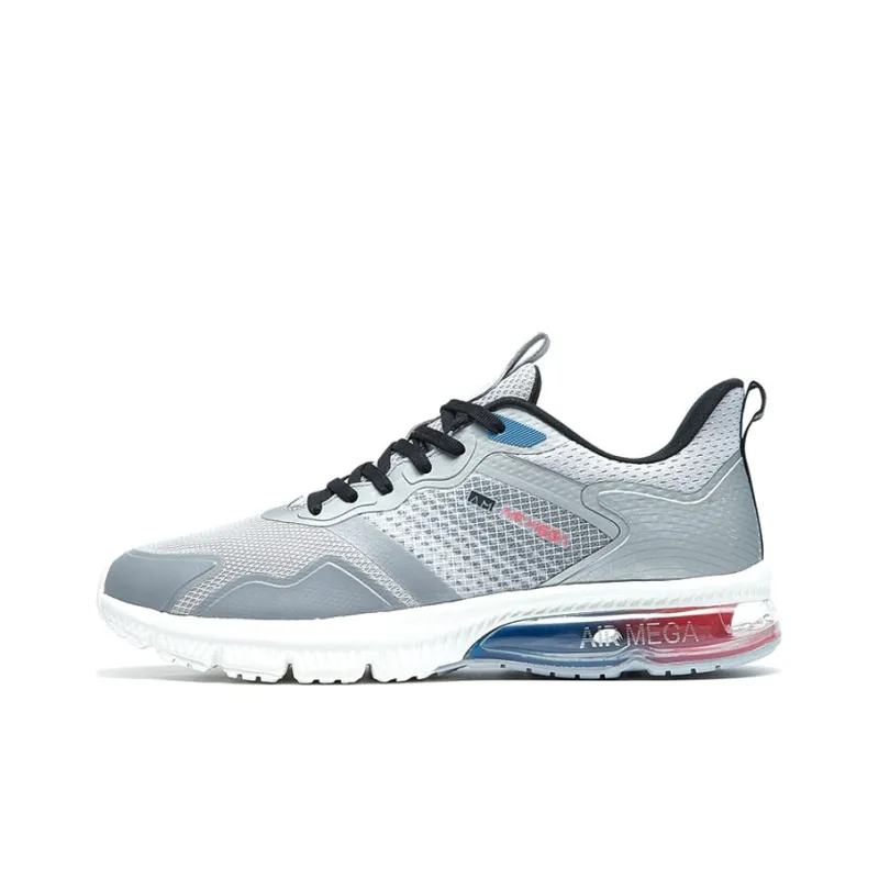 XTEP Running Shoes Men Low Top Gray-0