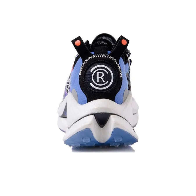 LiNing Jueying CRC Cushioning Anti Slip And Wear Resistant Balance Low Top Running Shoes Men's Black Purple-4