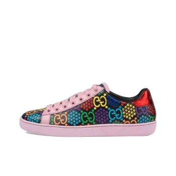 GUCCI Women's Ace Gg Supreme Low 'Psychedelic Pink'