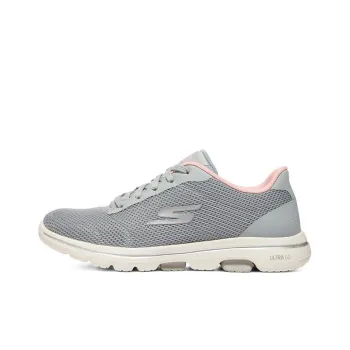 Skechers Go Walk 5 'Gray Pinkred' Women's