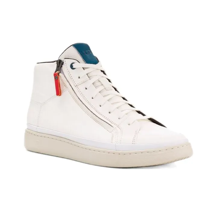 UGG Cali- Sneaker High Side Zip Stylish Skateboarding Shoes Men's White-2
