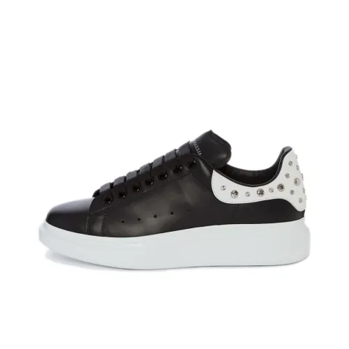 Alexander McQueen Skateboard Shoes Men Low-Top Black/White