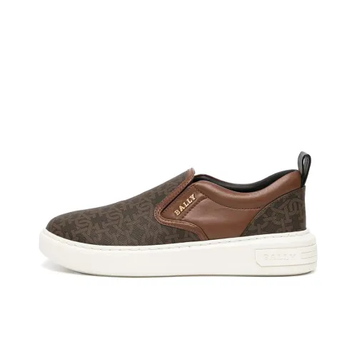 BALLY Skateboard Shoes Women's Low-Top Umber