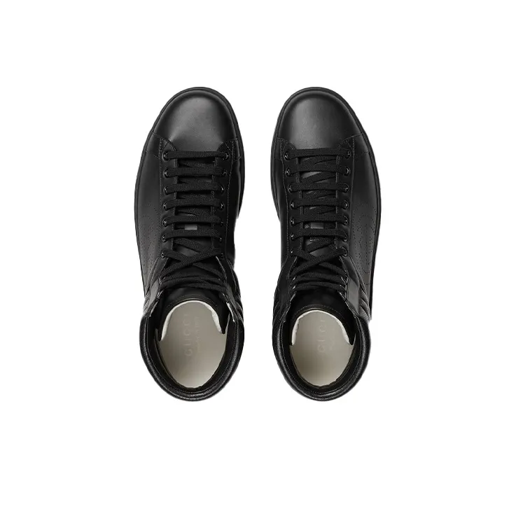 GUCCI Ace High Top Gg Black-3