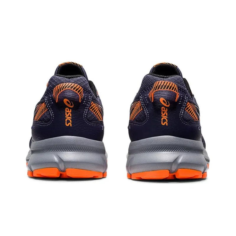 Asics Trail Scout 2 Wear-Resistant Low-Top Running Shoes Men's Blue Orange-3