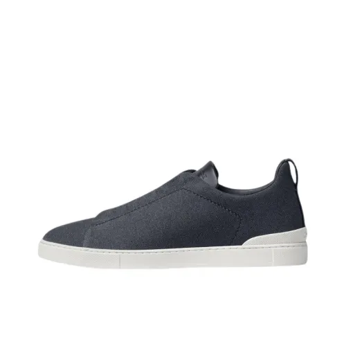 Ermenegildo Zegna Skateboard Shoes Men Low-Top Blue