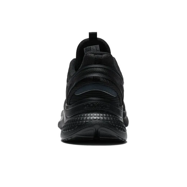 LiNing Liuyun Shock Absorbers With Slip Resistant And Abrasion Resistant Properties Low Top Casual Shoes Men's Black-5