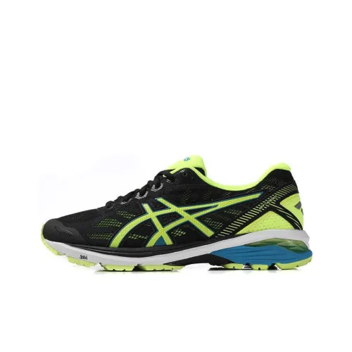 Asics GT-1000 5 Running Shoes Men Low-Top Black/Green