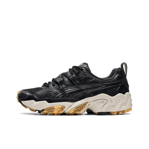 Asics Gel-Nandi Running Shoes Women's Low-Top Black/Gold