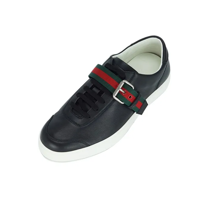 GUCCI Stylish Skateboarding Shoes Men's Black-2