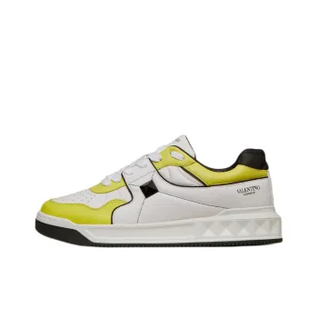 Valentino One Stud Low 'White Yellow'