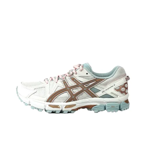 Asics Gel-Kahana 8 Running Shoes Women's Low-Top White/Blue/Gold