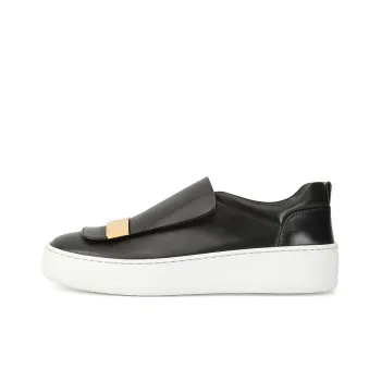 SERGIO ROSSI Plaque Detail Slip-on Sneakers