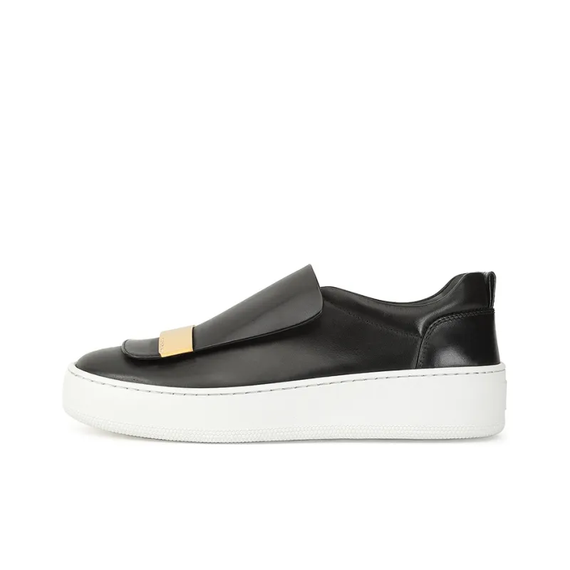 SERGIO ROSSI Plaque Detail Slip-on Sneakers-0