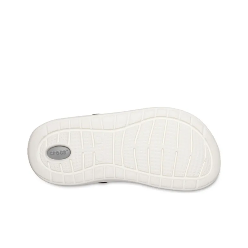 Crocs LiteRide Logo Clogs 'Black White'-6