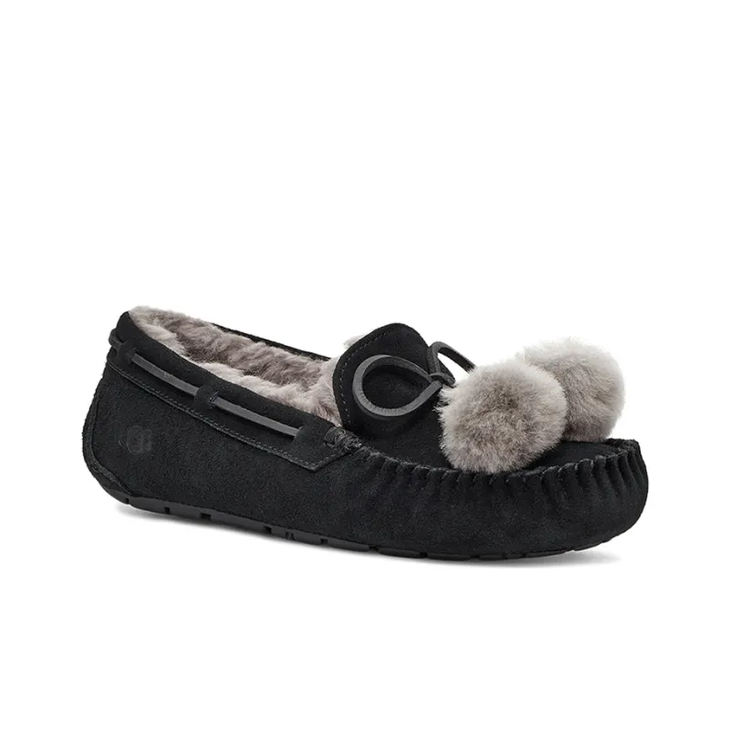 UGG Dakota Bow Pom 'Black' Women's-2