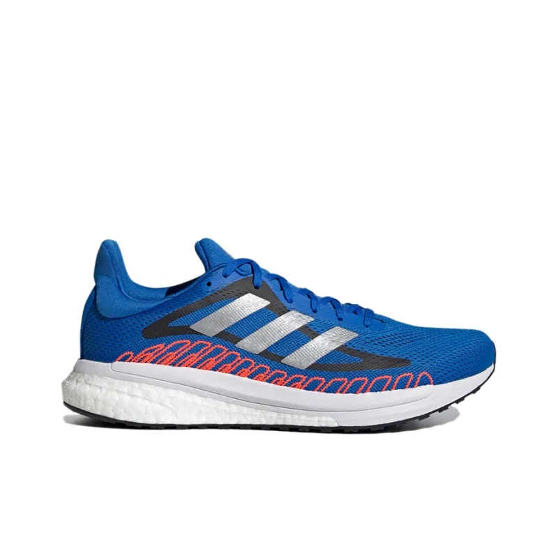 Adidas Solar Glide ST Low-Top Running Shoes Men's Blue Silver-1
