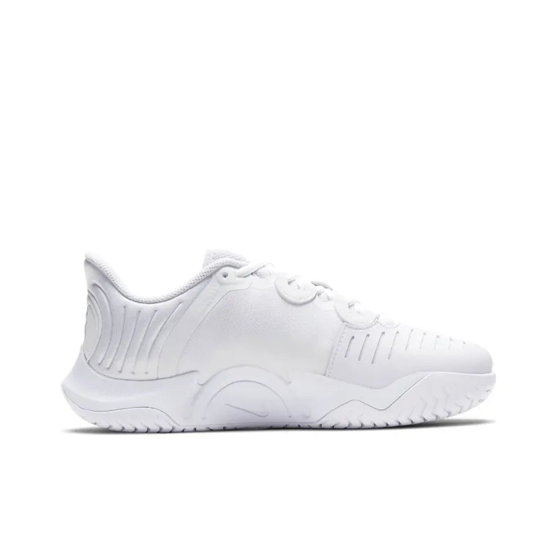 Nike Court Air Zoom Gp Turbo White Metallic Silver Women's-1