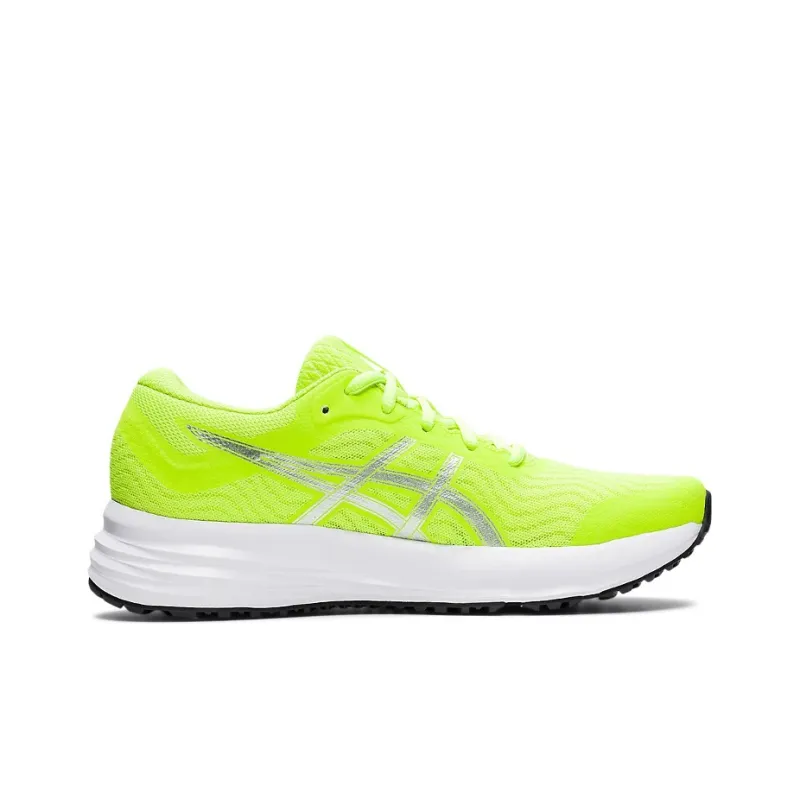 Asics Patriot 12 Wear-Resistant Low-Top Running Shoes Women's Neon Yellow-1
