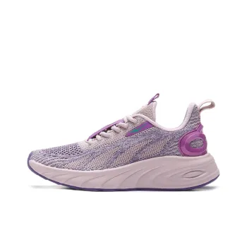 Erke Chi Pan Α Fle Cushioned Slip Resistant Abrasion Resistant Breathable Low Top Running Shoes Women's Fuchsia