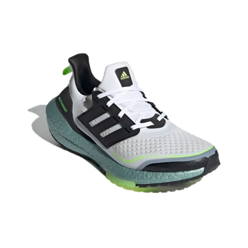 Adidas Ultra Boost 21 Cold.Rdy White Signal Green-2