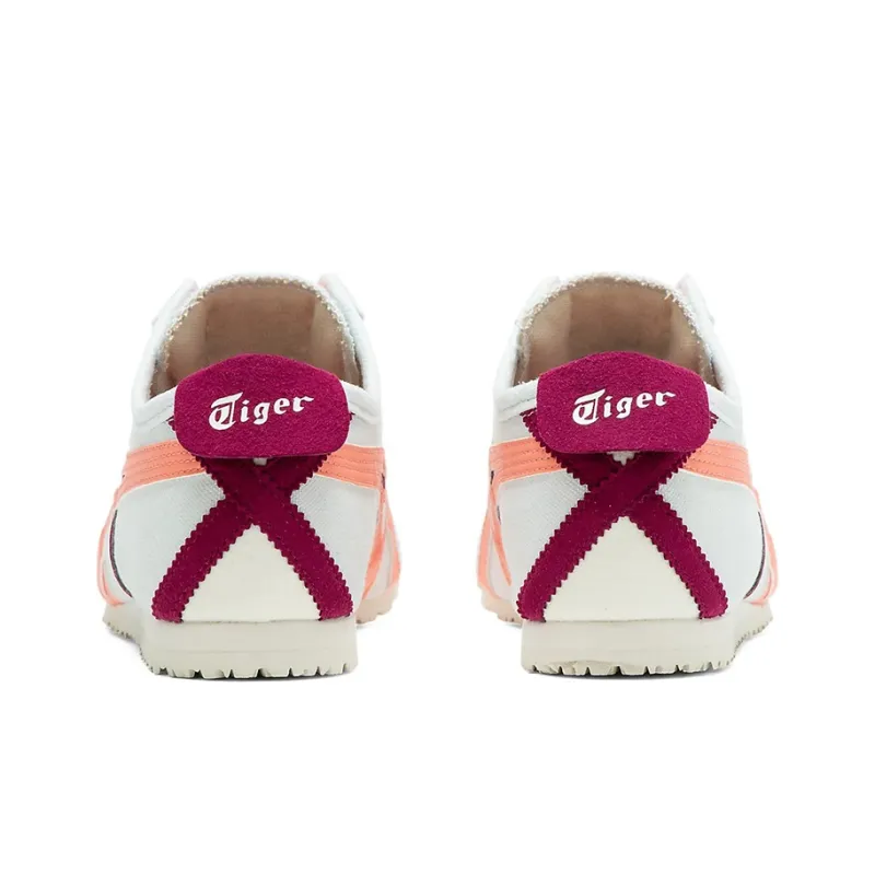 Onitsuka Tiger Mexico 66 Slip On 'White Burgundy Orange' Women's-4