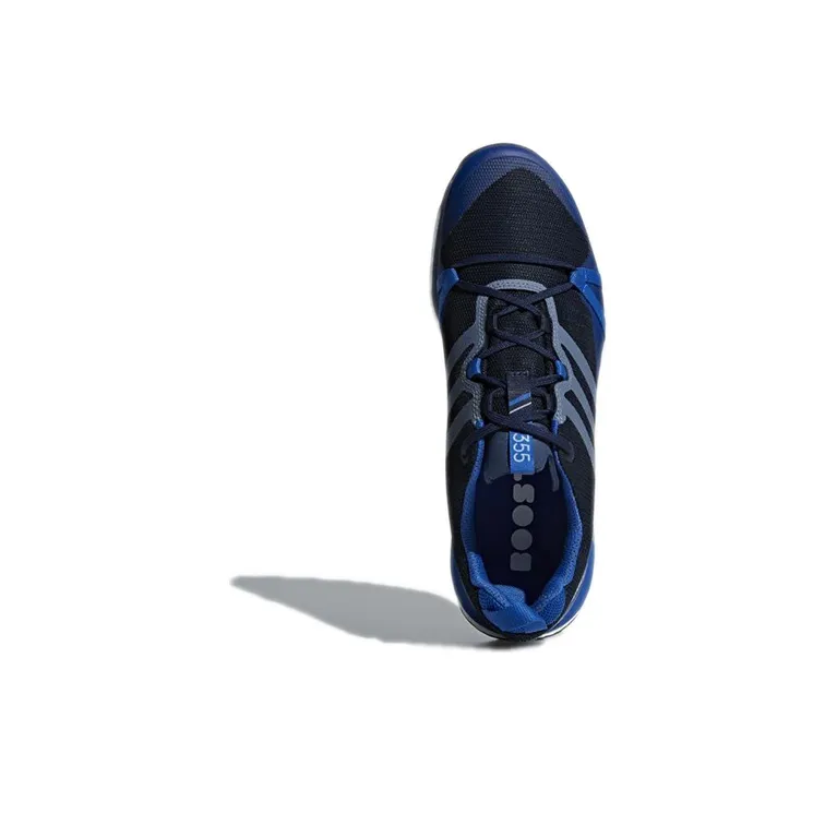 Adidas Terrex Agravic GTX Wear-Resistant Slip-Resistant Low-Top Running Shoes Men's Blue Black-4