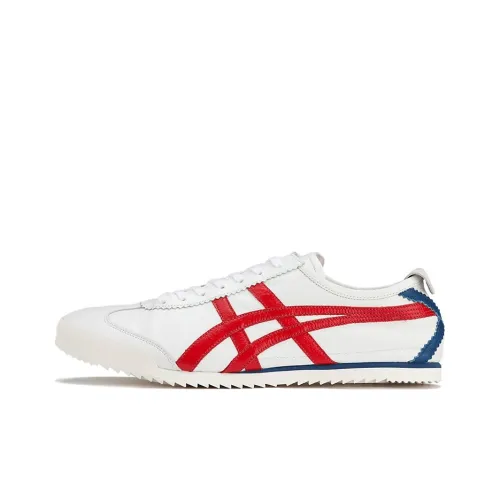 Onitsuka Tiger MEXICO 66 Casual Shoes Men Low-Top White/Red/Blue