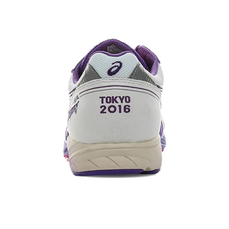 Asics Tarther Japan Tokyo Breathable Wear-Resistant Slip-Resistant Low-Top Running Shoes Unisex Lilac White-4