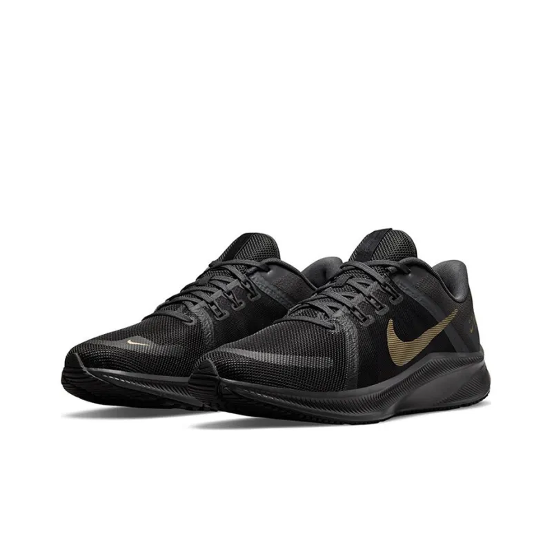 Nike Quest 4 Black Metallic Gold-2