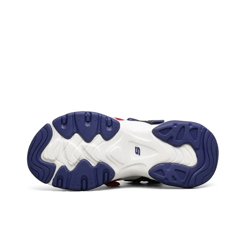 Skechers D Lites 3.0 Sandals Blue Women's-4