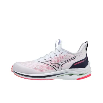 Mizuno Wave Rider Neo 2 Anti-Slip And Wear-Resistant Breathable Low-Top Running Shoes Women's White Pink
