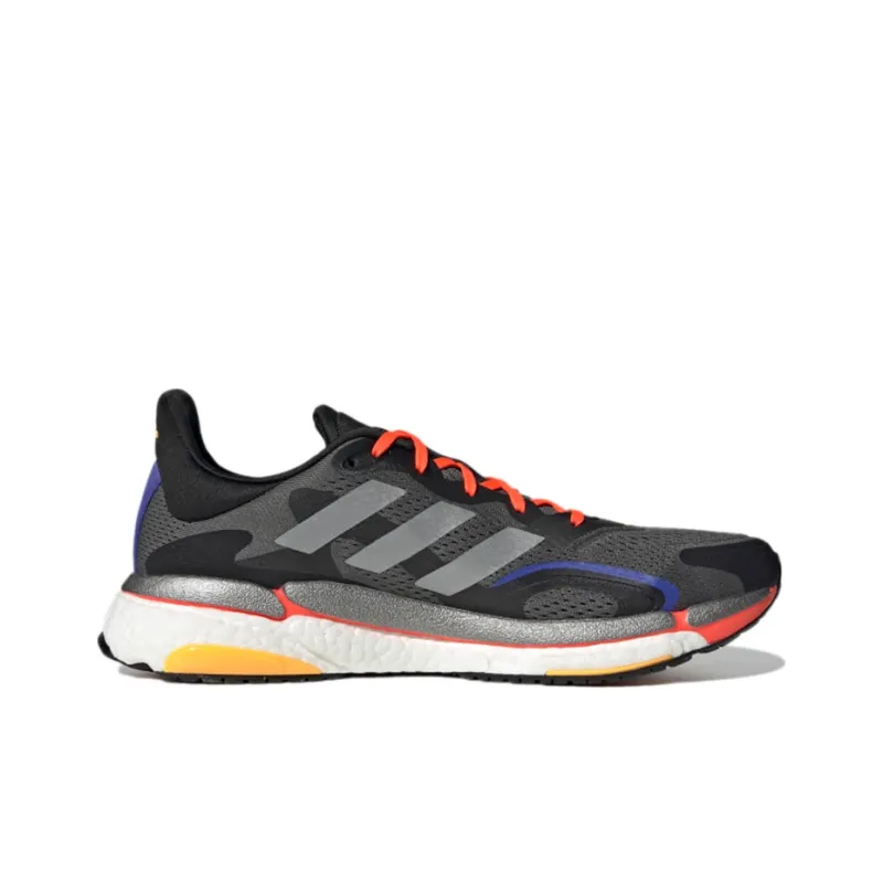 Adidas Solar Boost 3 Cushioning Low-Top Running Shoes Men's Carbon Gray-1