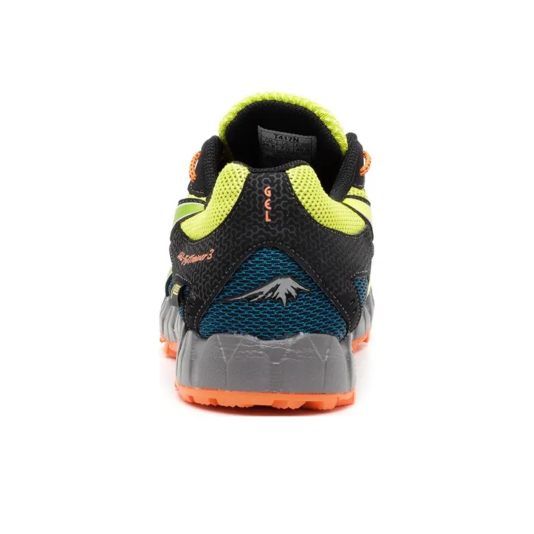 Asics Gel-Fuji Trainer Anti-Slip And Wear-Resistant Breathable Low-Top Running Shoes Men's Blue Green-4