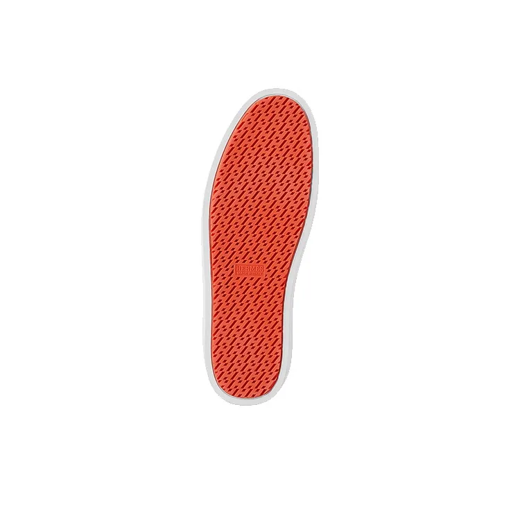 HERMES Boomerang Low Top Stylish Skateboarding Shoes Women's White Blue-4