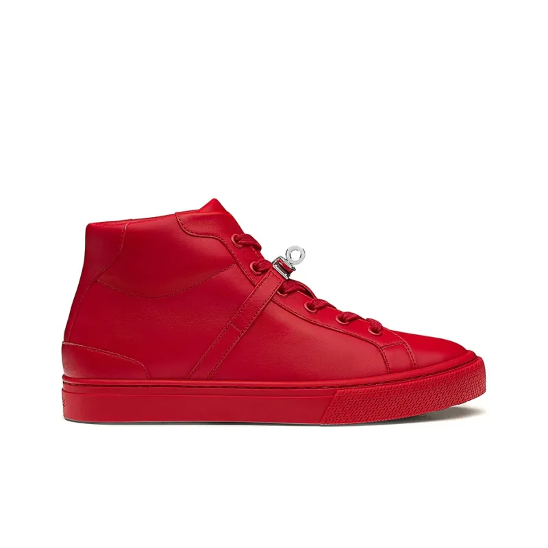HERMES Daydream Mid Top Skateboard Shoes Women's Red-1