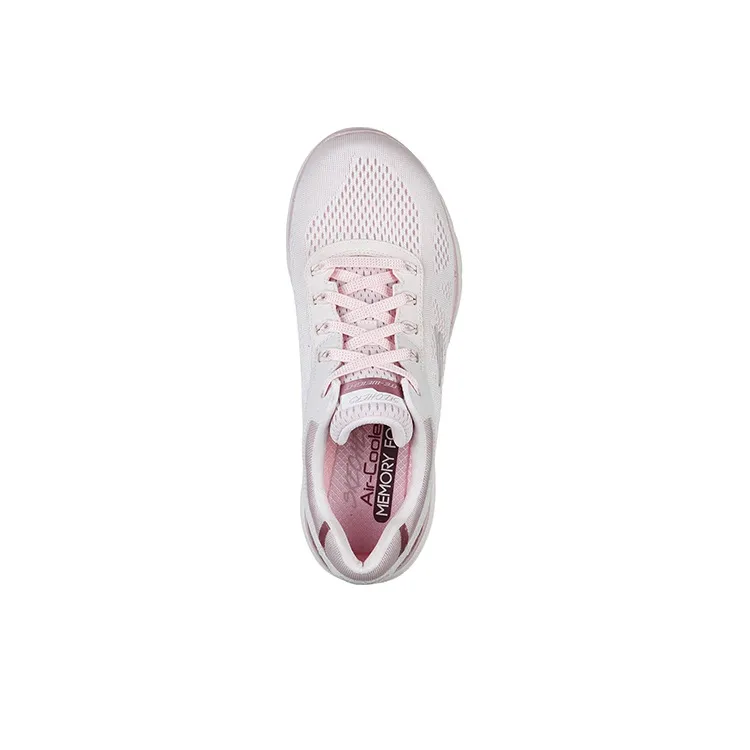 Skechers Flex Appeal 3.0 Lightweight Low-Top Running Shoes Women's White Pink-2
