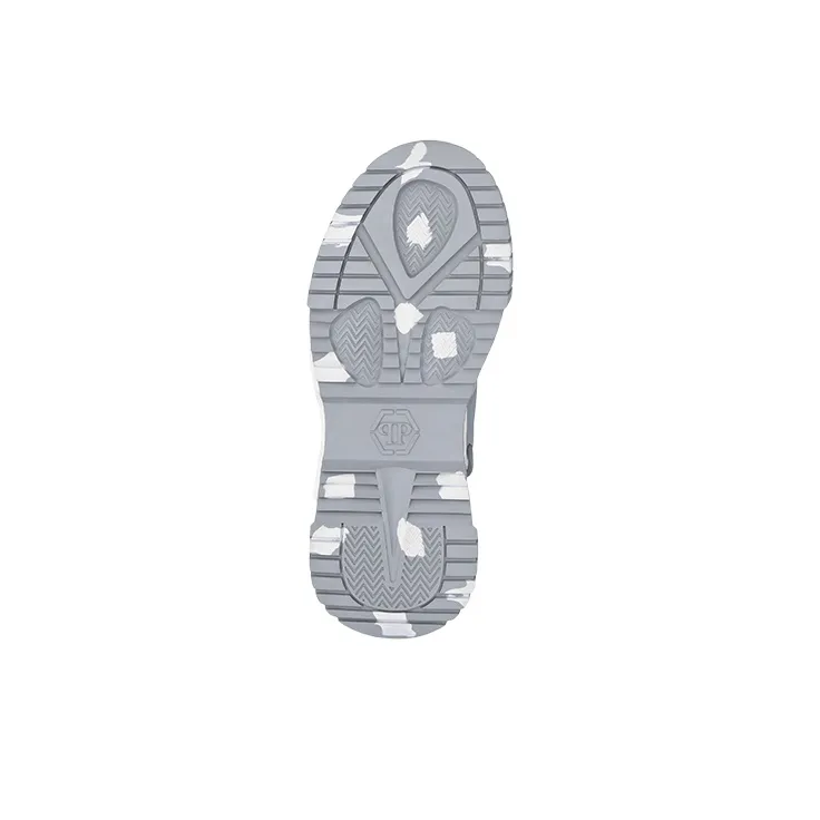 PHILIPP PLEIN Chunky Sneakers Unisex Low Top Gray-3