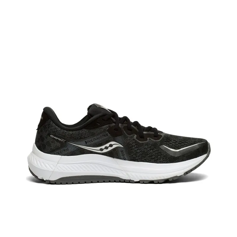 saucony Women's Omni 20 Wide 'Black White'-1