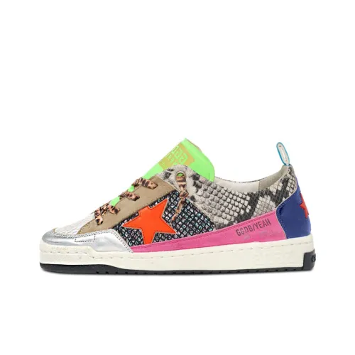 Golden Goose Yeah Skateboard Shoes Women's Low-Top Orange