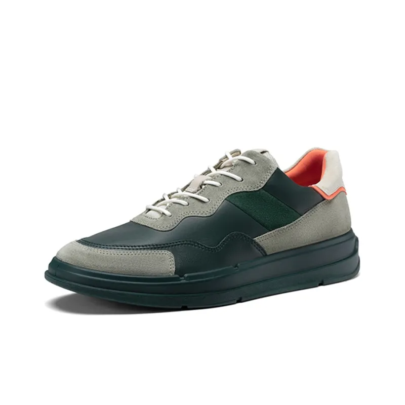 Ecco Soft Cool X Stylish Skateboarding Shoes Men's Algae Green-2