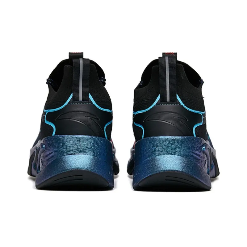ANTA Running Collection Running Shoes Men Low Top Ink Blue/Black-3