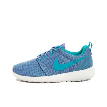 Nike Rosherun Cushioned Anti-Slip And Wear-Resistant Lightweight Low-Top Running Shoes Women's Sky Blue