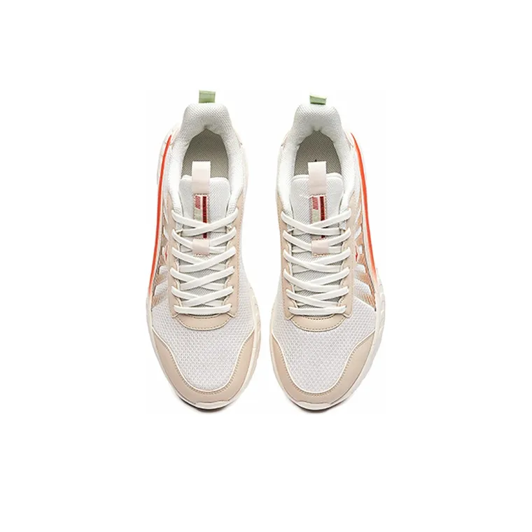 Erke Aurora Casual Shoes Men Low Top White/Orange Color-2