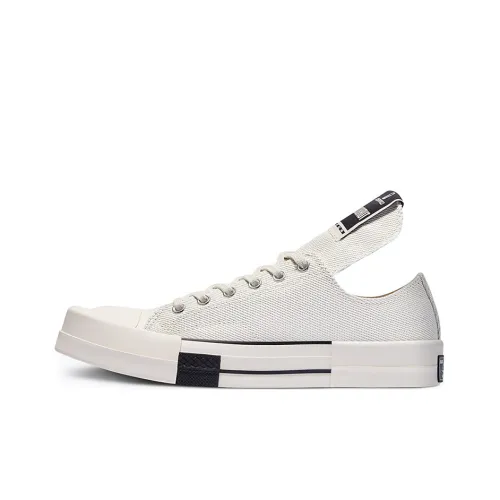 Rick Owens DRKSHDW Skateboard Shoes Men Low-Top White