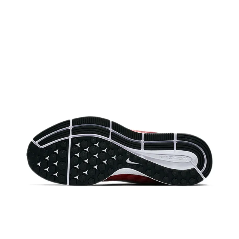 Nike Air Zoom Pegasus 34 Black Metallic Silver Bright Crimson-4
