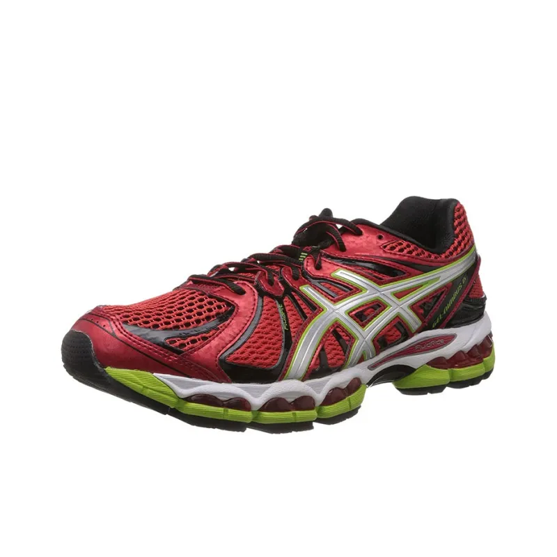 Asics GEL-Nimbus 15 Running Shoes Men Low-Top Red/Silver-2