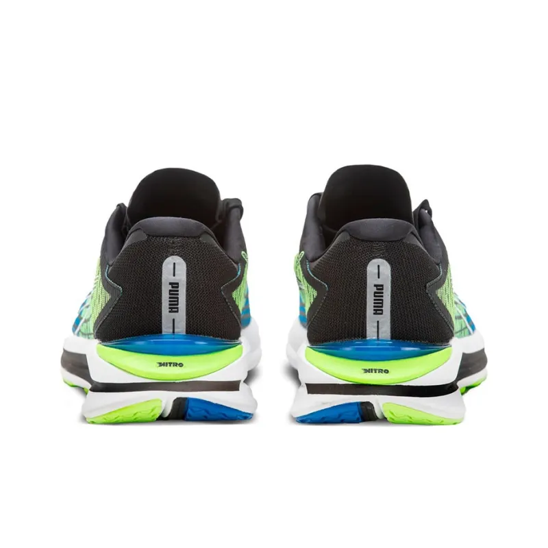 PUMA Electrify Nitro Cushioned Anti-Slip And Wear-Resistant Lightweight Low-Top Running Shoes Unisex Green Black-3