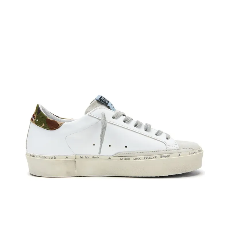 Golden Goose Hi Star Stylish Skateboarding Shoes Men's White-3